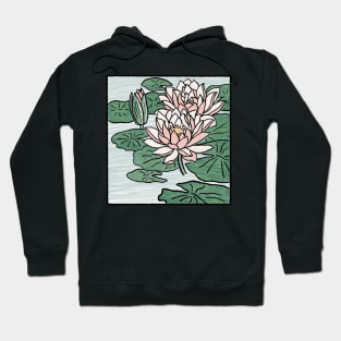 Pink lotus flower Hoodie